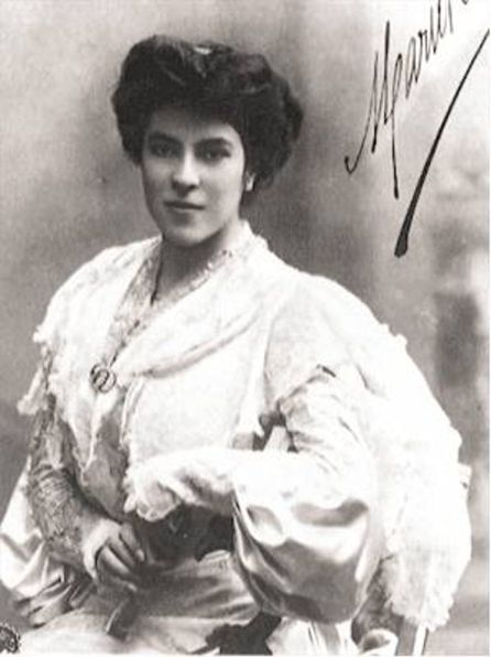 La soprano Maria Barrientos.