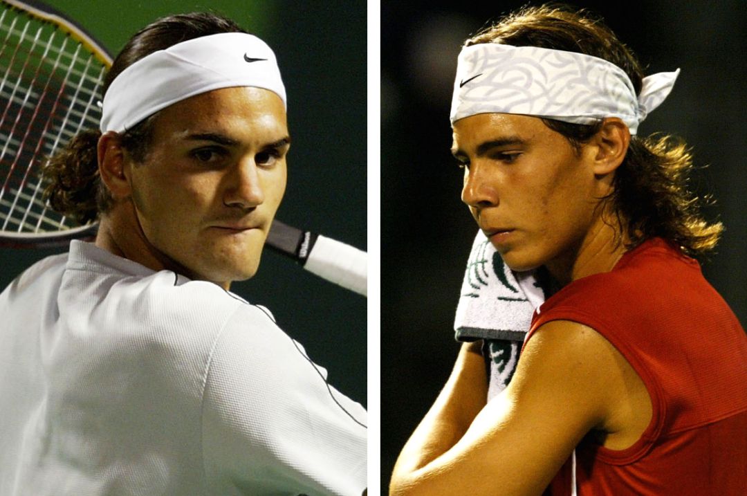 Federer y Nadal en Miami 2004