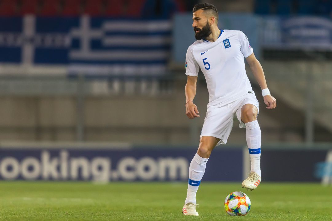 Tras su llegada al C.D. Leganés, Dimitrios Siovas ha vuelto a contar para la selección griega.