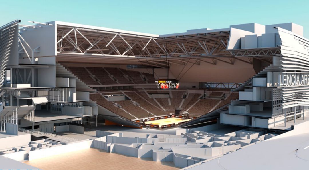 El Valencia Arena será la sede del Valencia Basket, que tendrá uso preferente del espacio