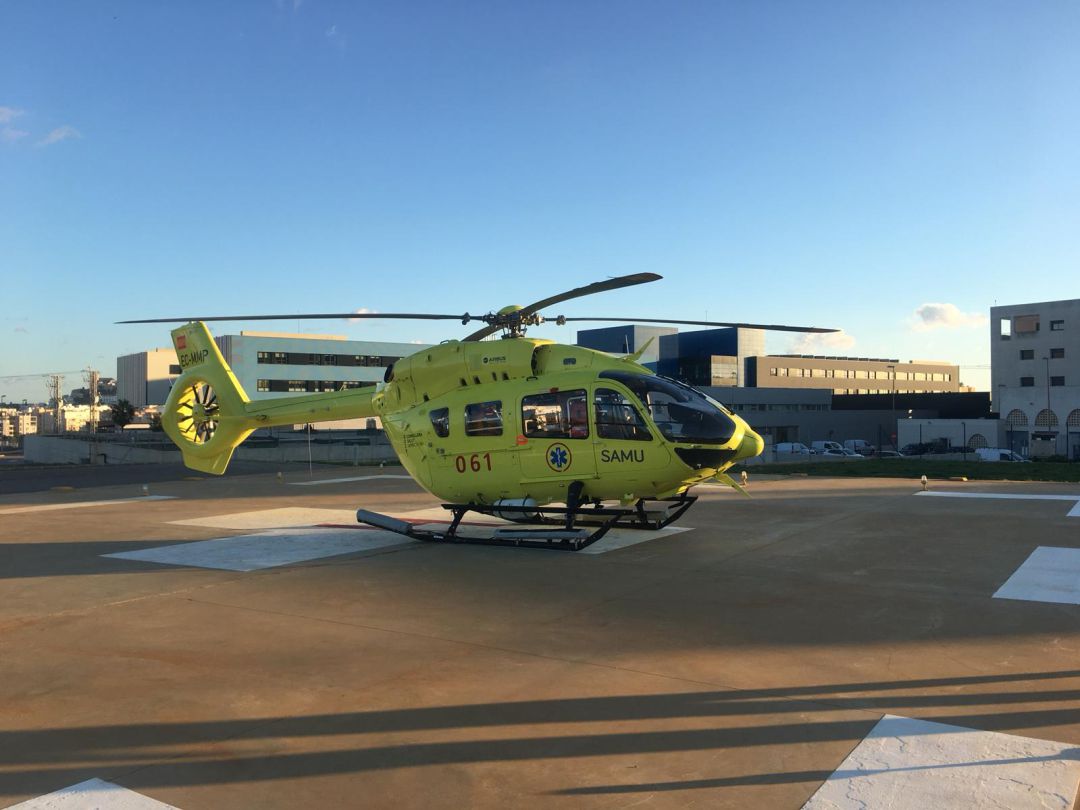 Los helicópteros del 061 volarán con dos pilotos a partir del día 1 de noviembre