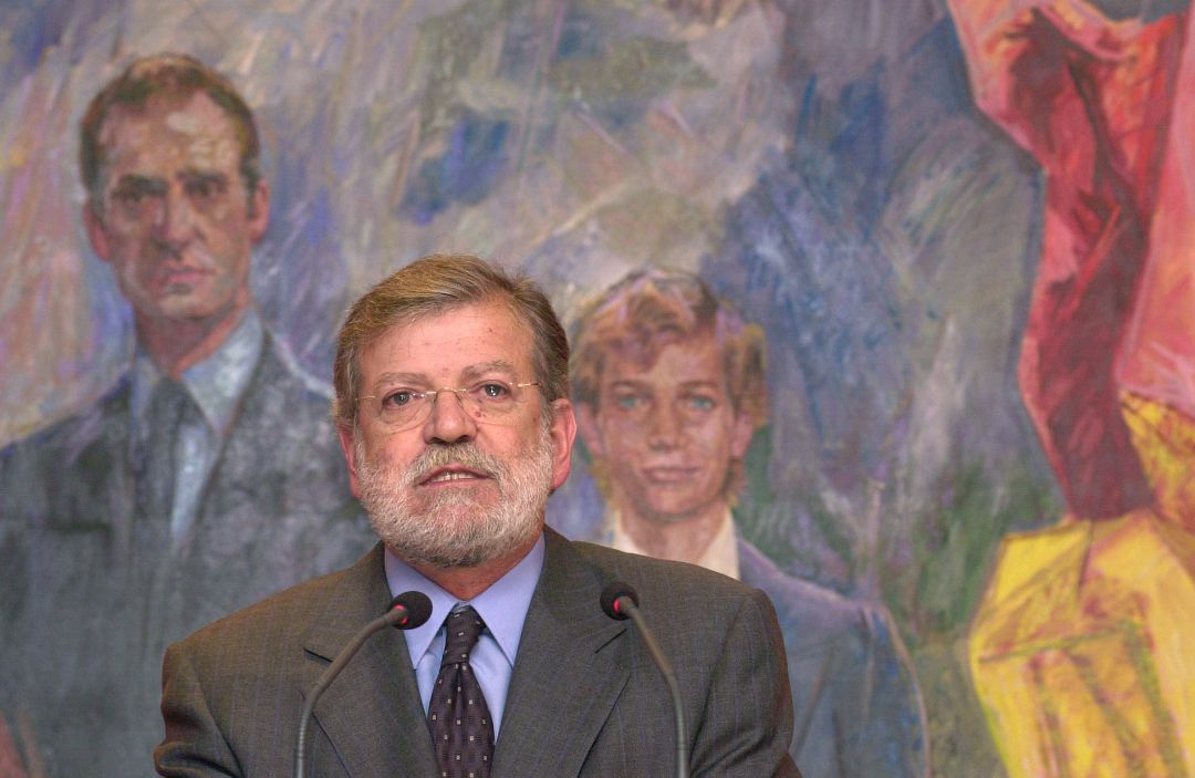 Rodríguez Ibarra en una conferencia en Madrid.