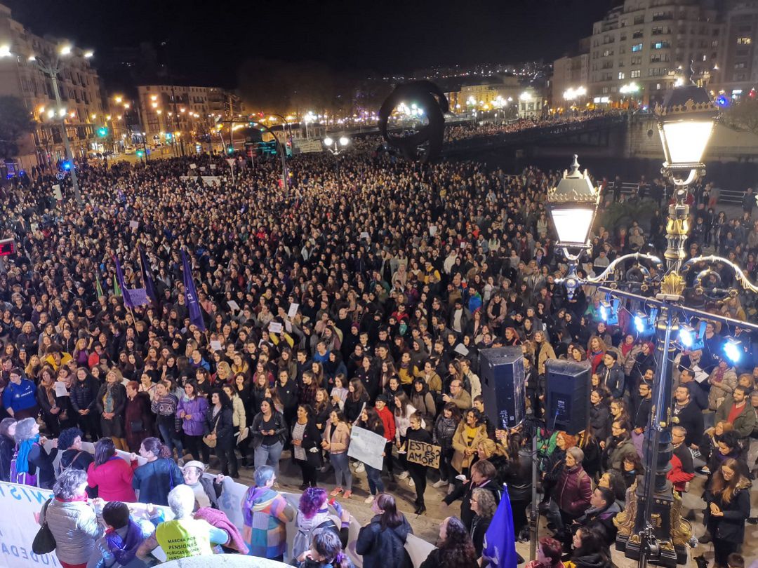 Bilbao se planta contra la violencia de género