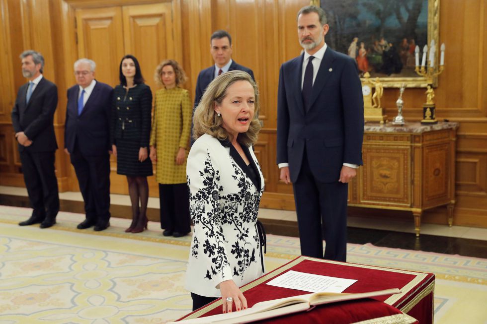 La nueva vicepresidenta de Asuntos Económicos y Transformación Digital, Nadia Calviño. La nueva vicepresidenta de Asuntos Económicos y Transformación Digital, Nadia Calviño.