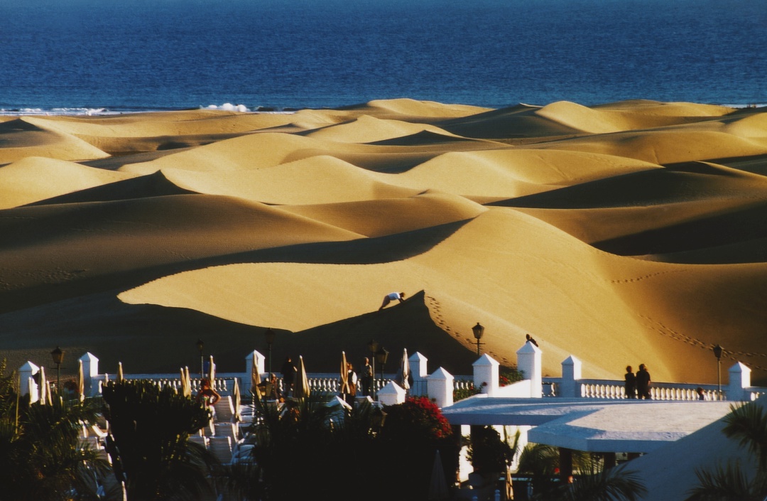 Dunas de Maspalomas, en Gran Canaria, limitada por la construcción en ese entorno natural