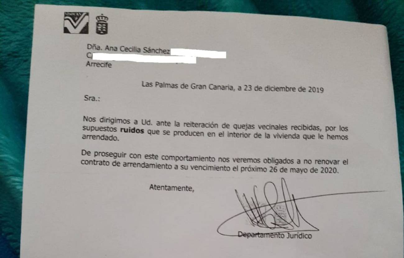 Visocan Amenaza De Desahucio A Una Familia Por Hacer Ruido En Casa Ser Lanzarote Cadena Ser