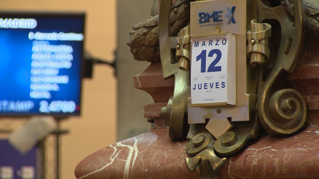 Desplome histórico de la bolsa