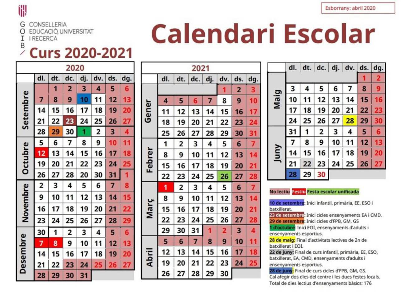 El Proximo Curso Escolar Arrancara El 10 De Septiembre Radio Mallorca La Ventana De Baleares Cadena Ser calendario escolar pontevedra 2021