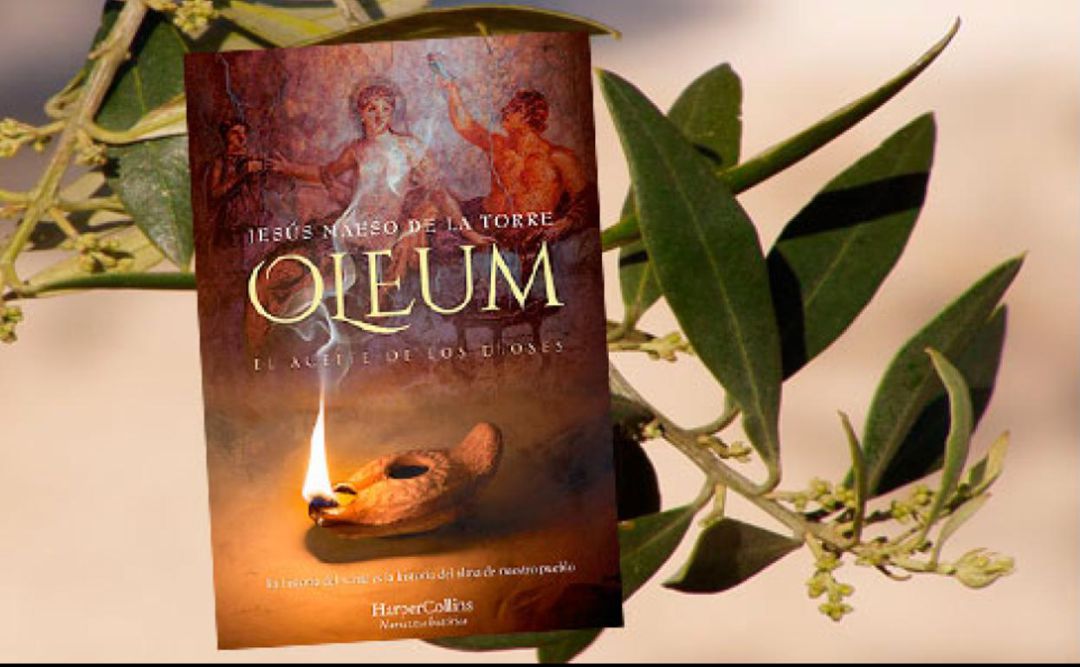 Portada "Oleum, el aceite de los dioses", novela histórica de Jesús Maeso de la Torre