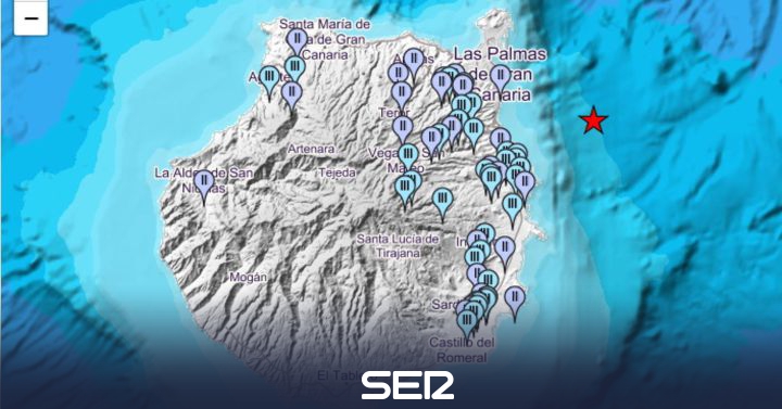 Earthquake of magnitude 3’6 in Gran Canaria |  BE Las Palmas |  Hour 14 Las Palmas