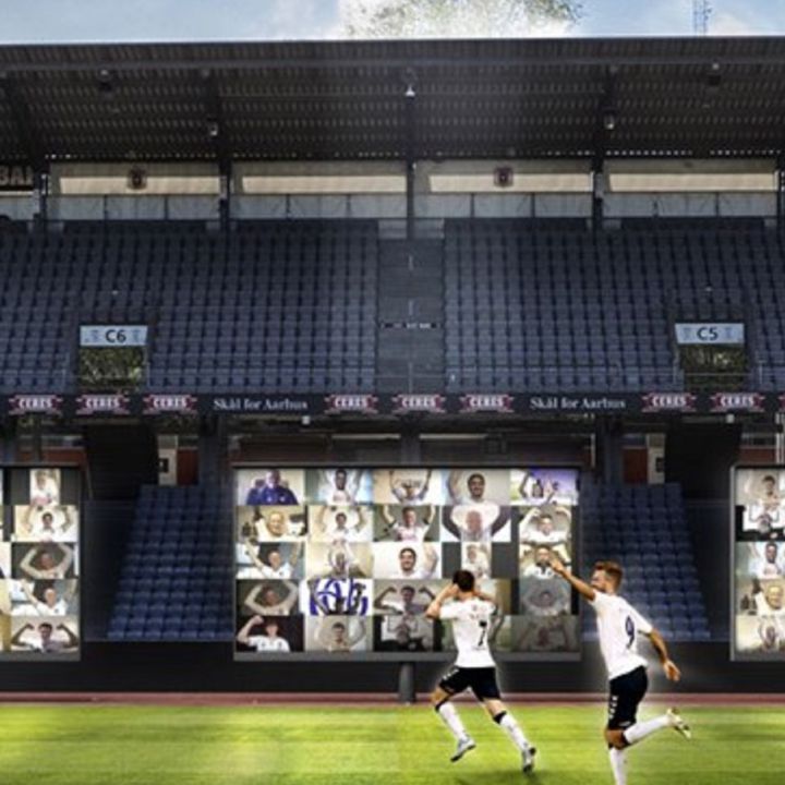 La original idea de un equipo danés para hacer frente a los partidos a puerta vacía: así puedes animarles