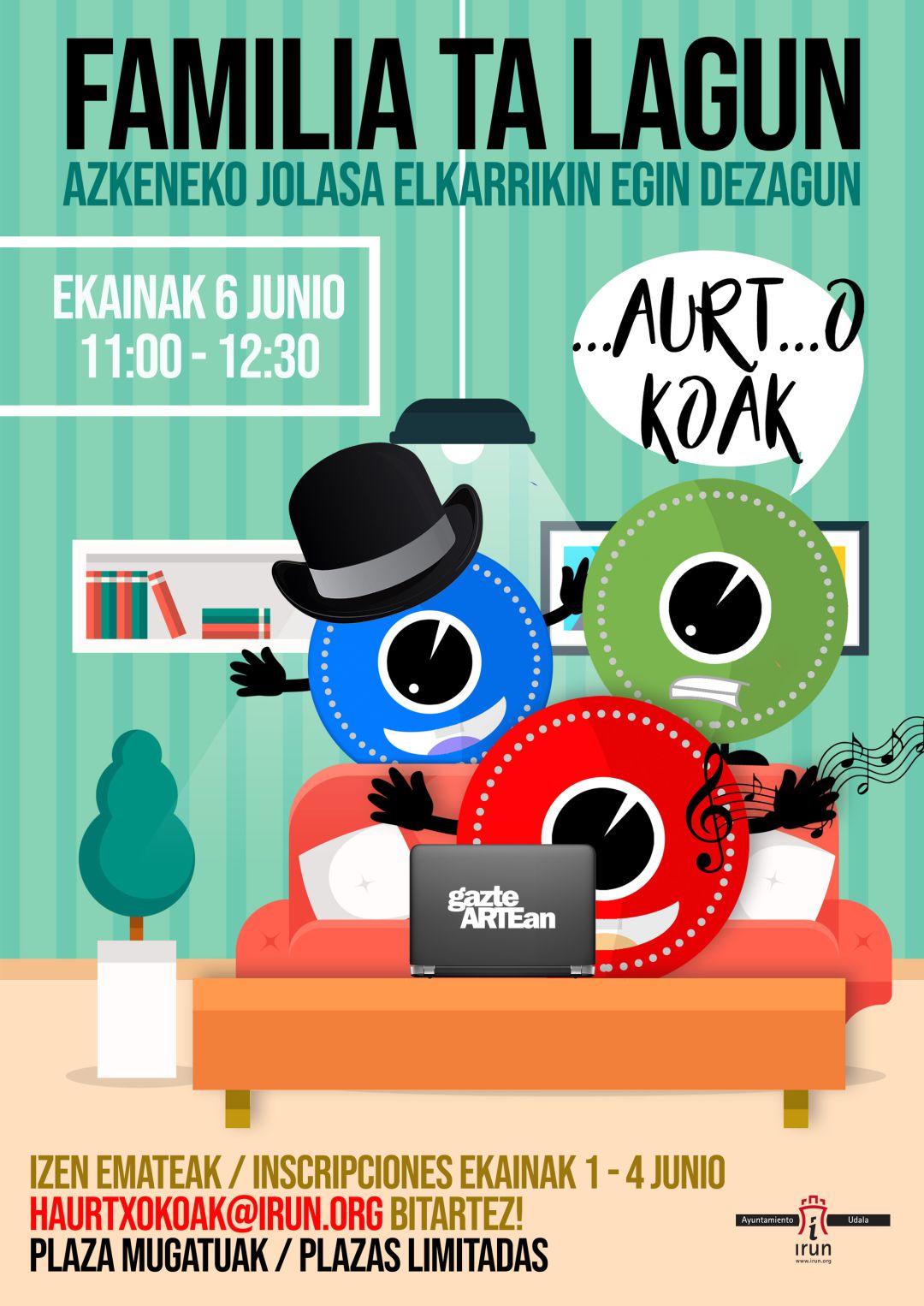 Cartel de la última actividad de "Familia ta lagun" Cartel de la última actividad de "Familia ta lagun"