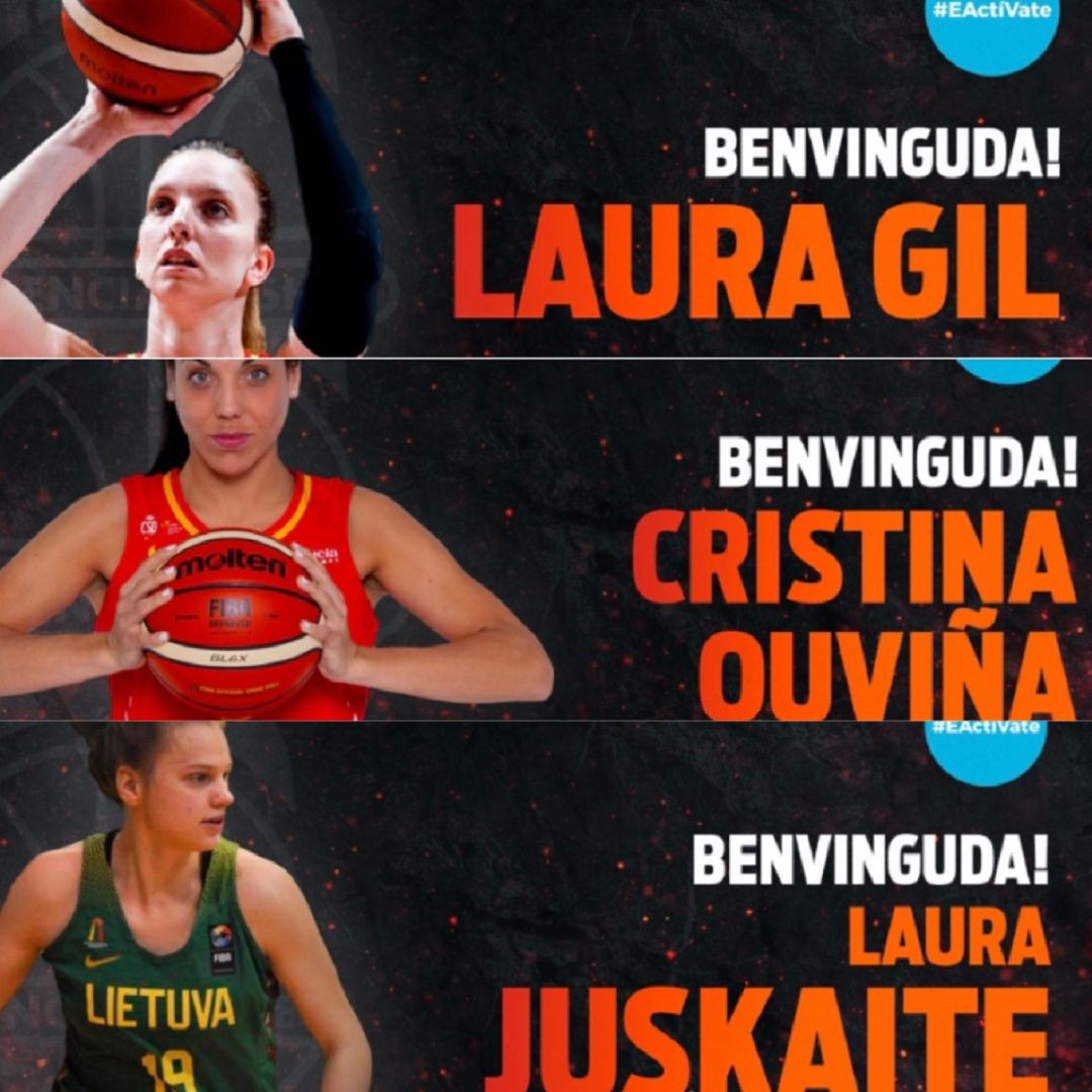 Nuevos fichajes del Valencia Basket femenino.