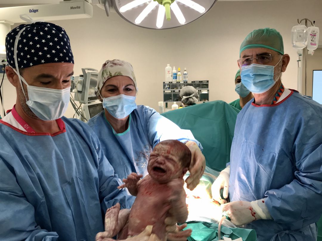 Primer parto acogido por el Hospital Materno Infantil de Almería.