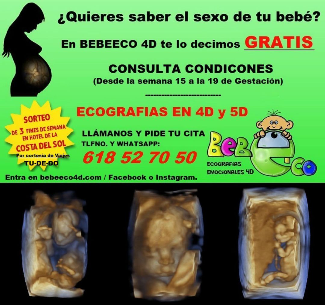 Como saber el sexo de un bebe con la cadenita Vuelve Bebeeco 4d Con Todas Las Medidas De Seguridad En Sus Ecografias Ser Malaga Hoy Por Hoy Malaga Cadena Ser