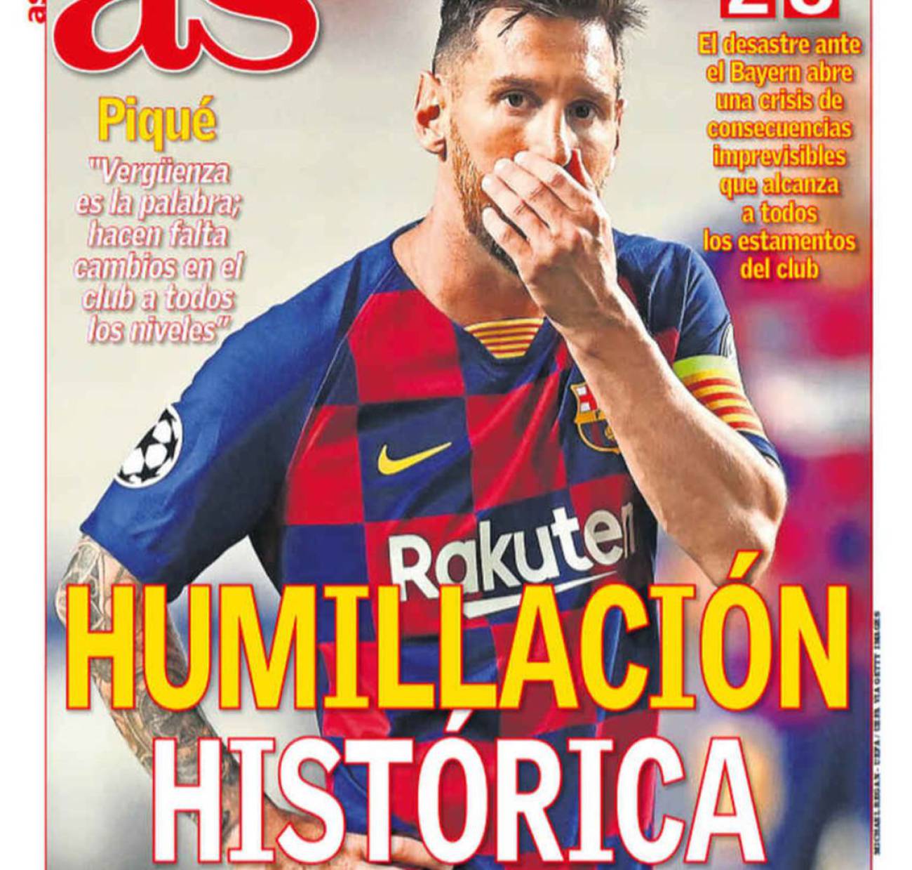 La humillación del barcelona Clearance