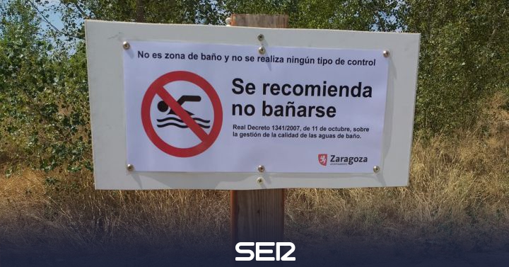 The City Council advises against bathing in the Peña del Cuervo |  Radio Zaragoza