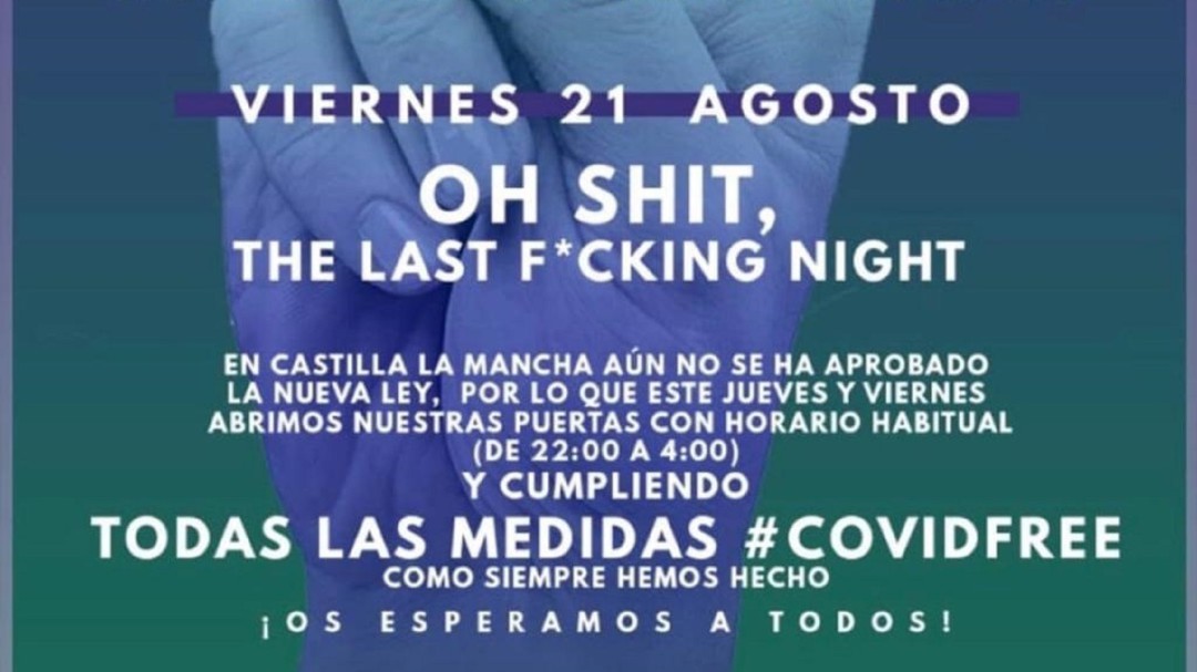 Cancelada la polémica fiesta de una discoteca de Alcázar de San Juan