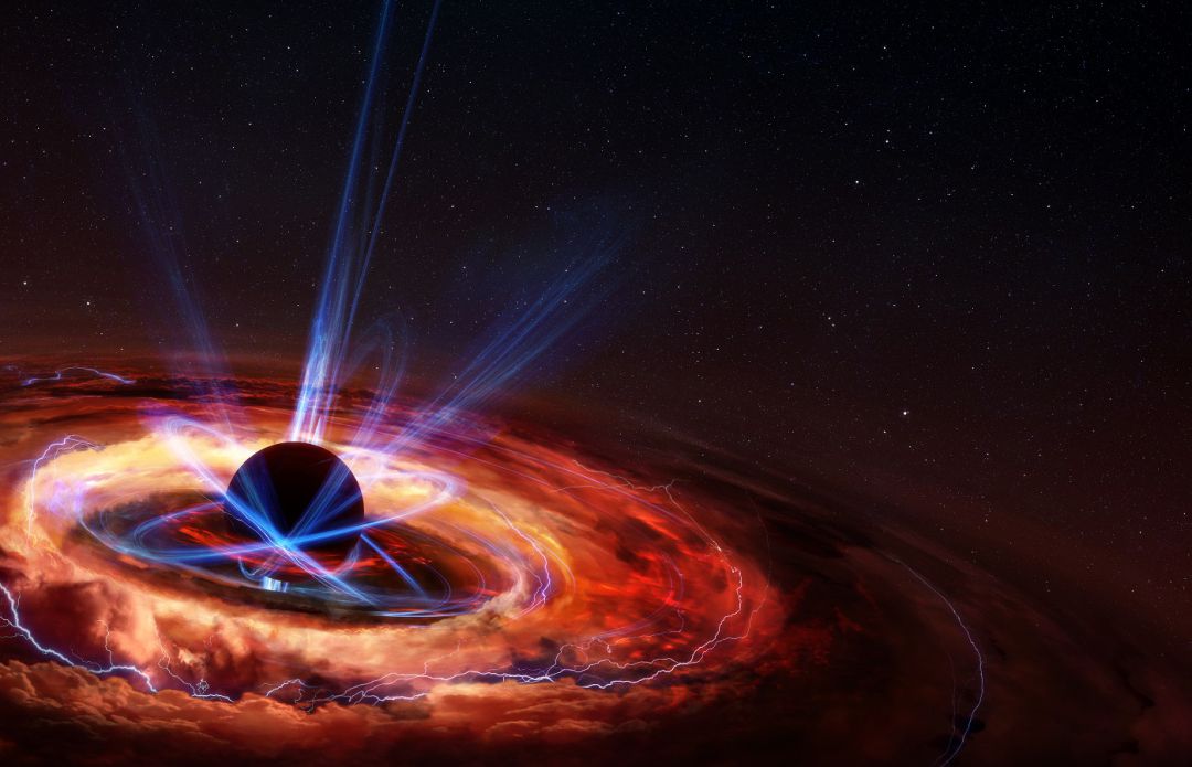 Descubierto el agujero negro más masivo con ondas gravitacionales