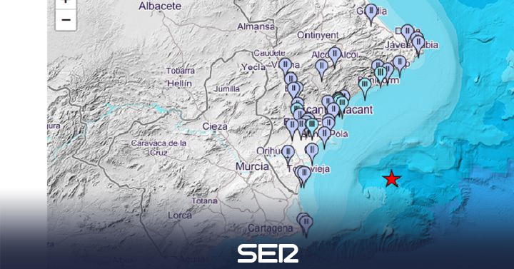 3.6 earthquake off the coast of Torrevieja |  Radio Elche