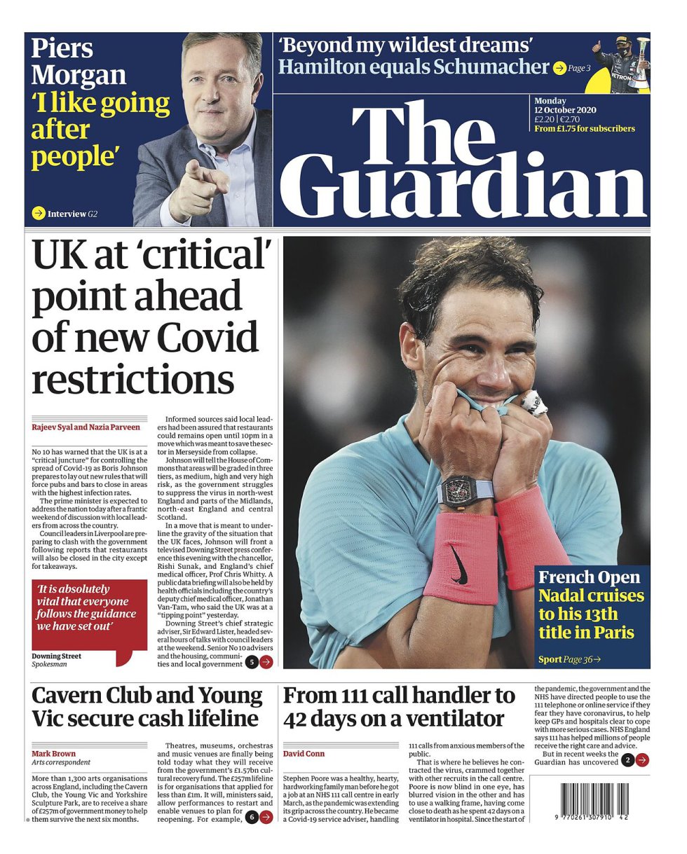 Las principales portadas del mundo se rinden al "superhéroe" Rafa Nadal Las principales portadas del mundo se rinden al "superhéroe" Rafa Nadal