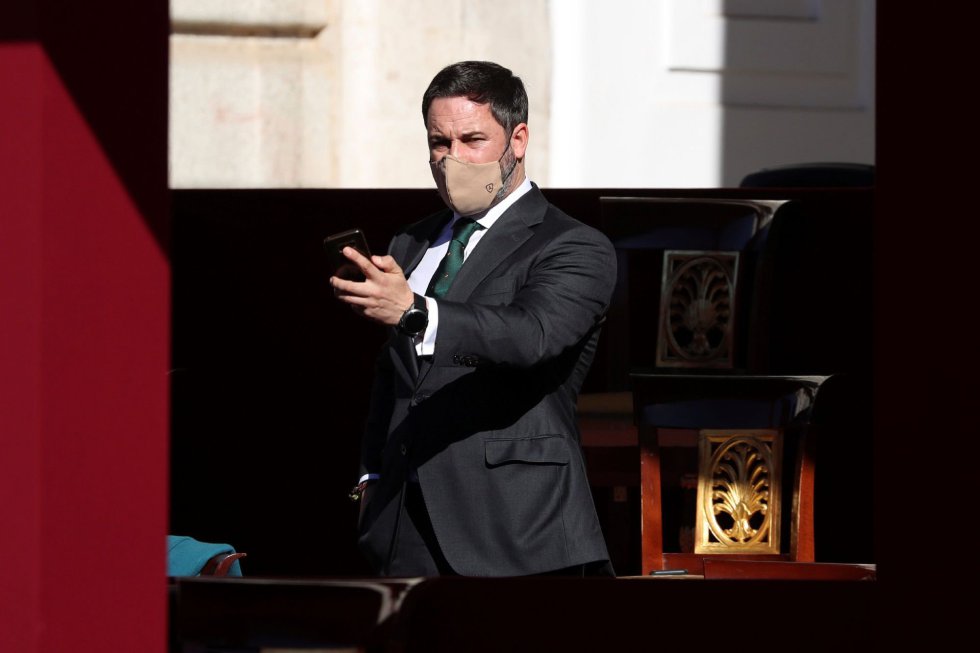 El líder de Vox, Santiago Abascal El líder de Vox, Santiago Abascal