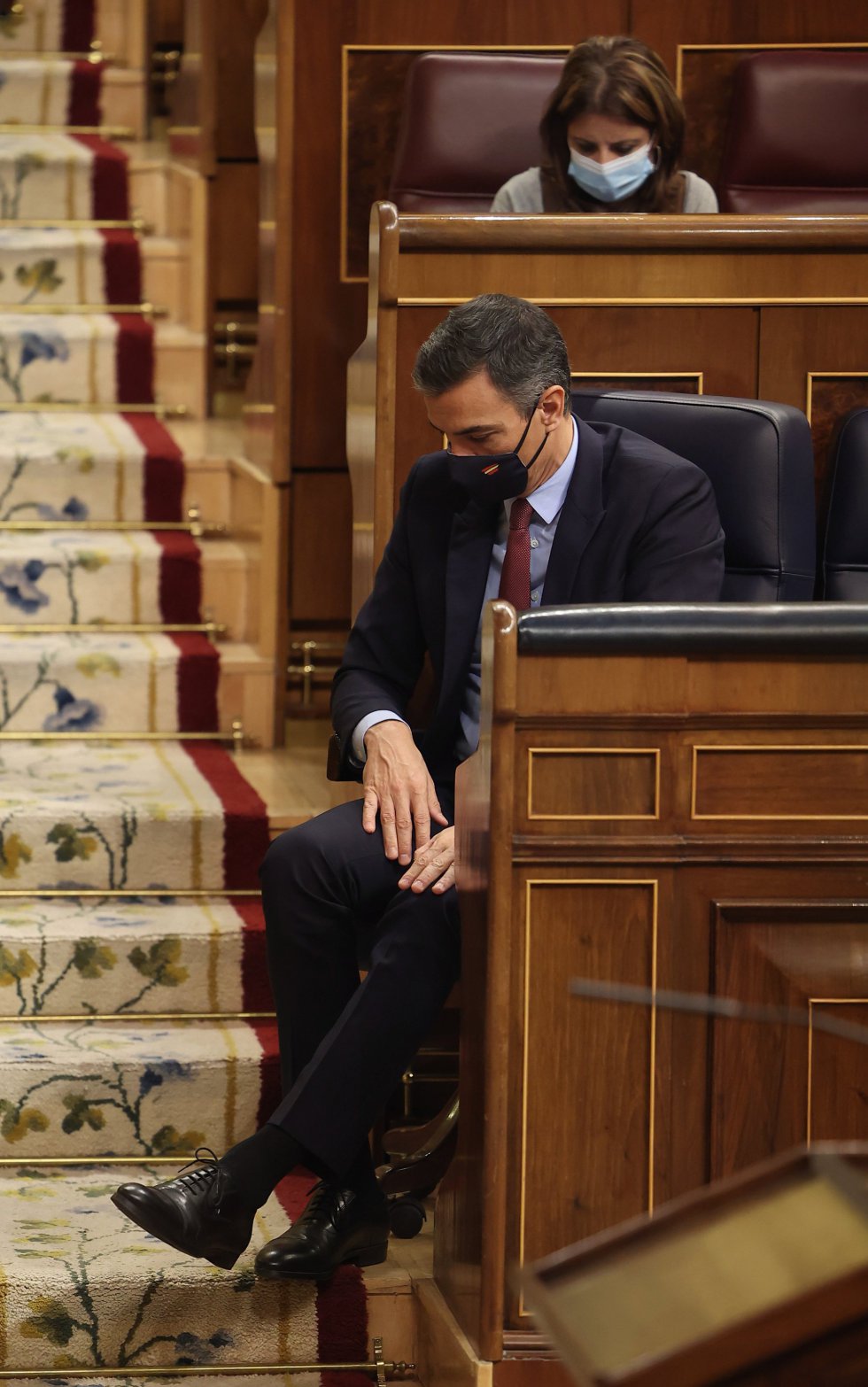 El presidente del Gobierno, Pedro Sánchez, durante el pleno El presidente del Gobierno, Pedro Sánchez, durante el pleno