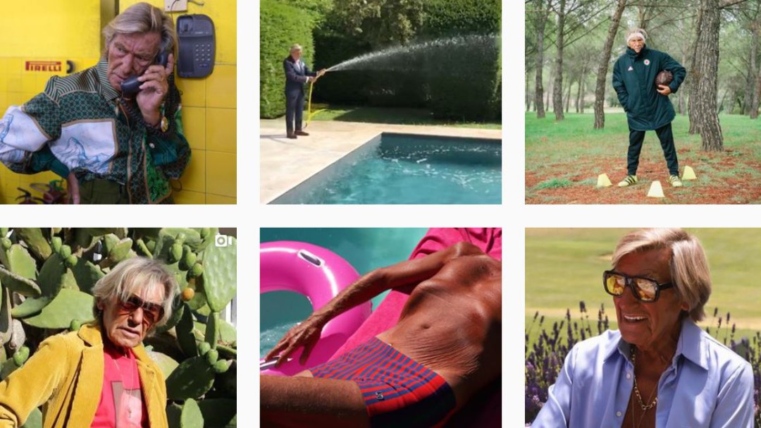 El 'rey' de Instagram tiene 88 años