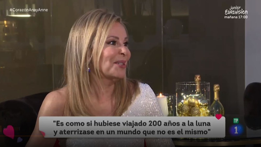 Ana Obregón vuelve "a la vida, más o menos": "Ha sido un año muy difícil para todo el mundo"