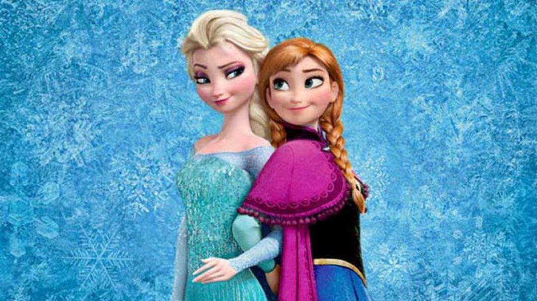Elsa y Ana, protagonistas de la película Frozen