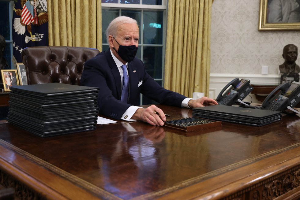 Joe Biden, en la Casa Blanca. Joe Biden, en la Casa Blanca.