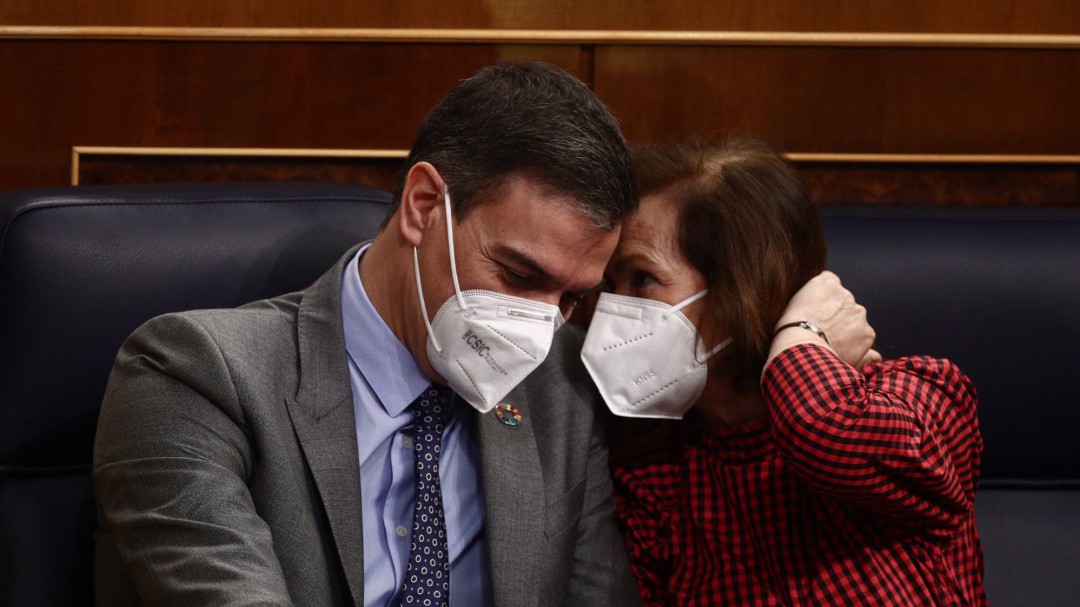 Carmen Calvo apela la responsabilidad política de Unidas Podemos para apoyar la ley Zerolo