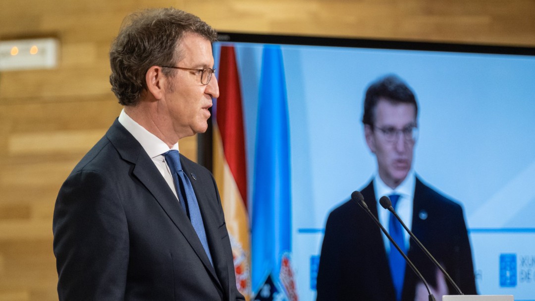 Casado y Feijóo se reúnen en Génova tras los pésimos resultados del PP en las elecciones catalanas