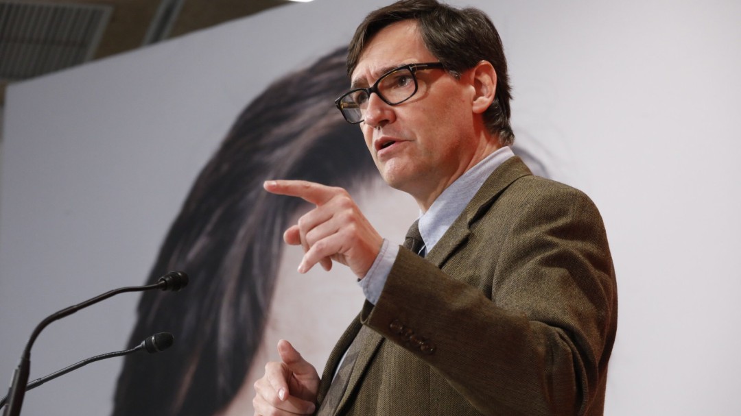 Salvador Illa condena "rotundamente" los actos de "vandalismo" del sábado en Barcelona