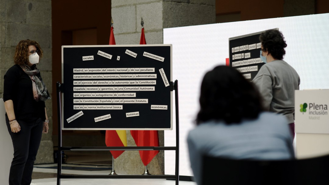 Un Estatuto de Autonomía con lectura fácil para personas con discapacidad intelectual