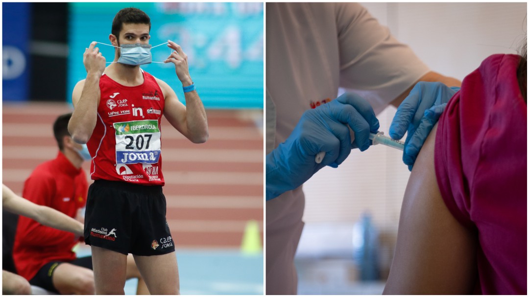 El atleta español campeón de España que también pone vacunas frente al coronavirus