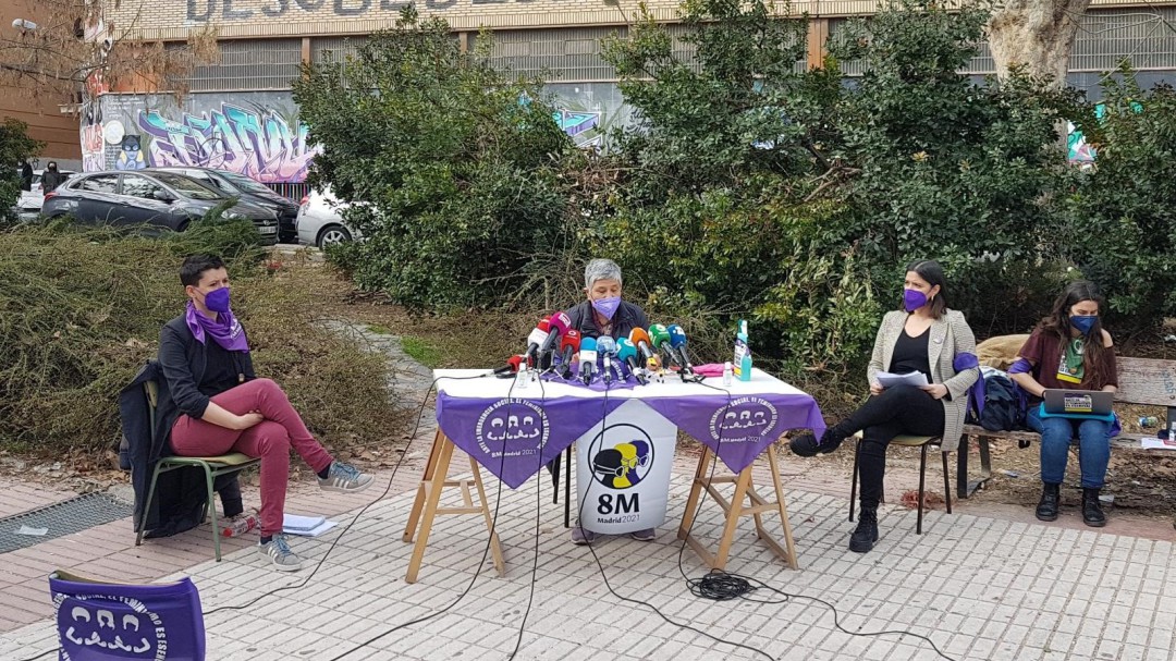 La Comisión 8M convoca concentraciones con menos de 500 personas en cuatro plazas de Madrid