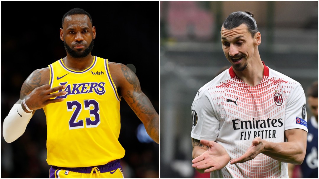 LeBron James responde a las críticas de Ibrahimovic: "Es gracioso que él diga eso"