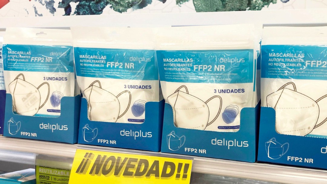 Mercadona inicia la venta de mascarillas FFP2 en sus supermercados