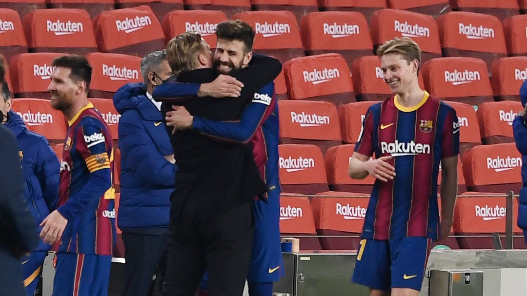 Koeman: "Esta ha sido mi noche más feliz como entrenador del Barça"