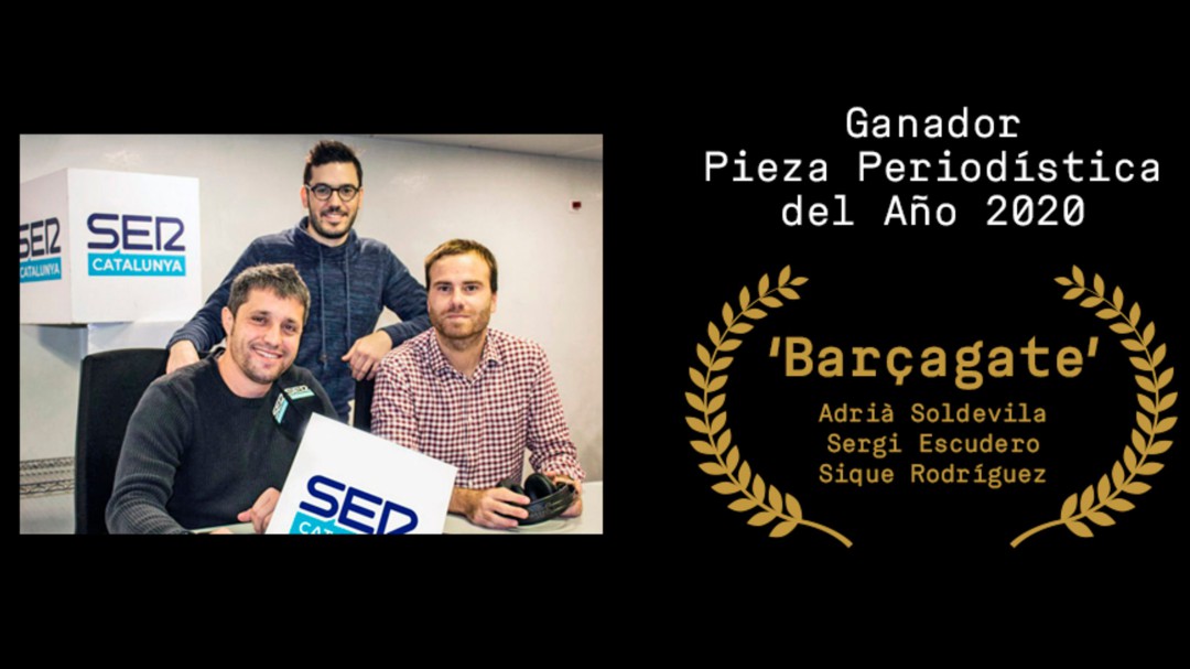 Premio para la investigación sobre el 'Barçagate' del 'Què T'hi Jugues' y SER Cataluña
