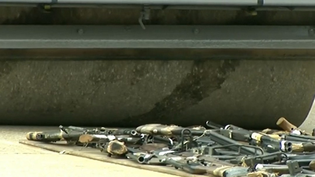 Pedro Sánchez preside la destrucción de 1.400 armas incautadas a ETA y los GRAPO