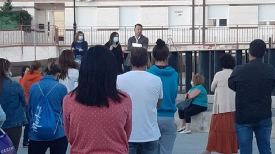 El cierre del colegio en Hontanares de Eresma se podría prolongar al siguiente curso