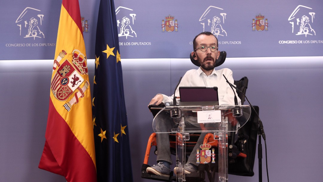 La Fiscalía del Supremo abre diligencias penales por el tuit de Echenique sobre los disturbios por Hasél
