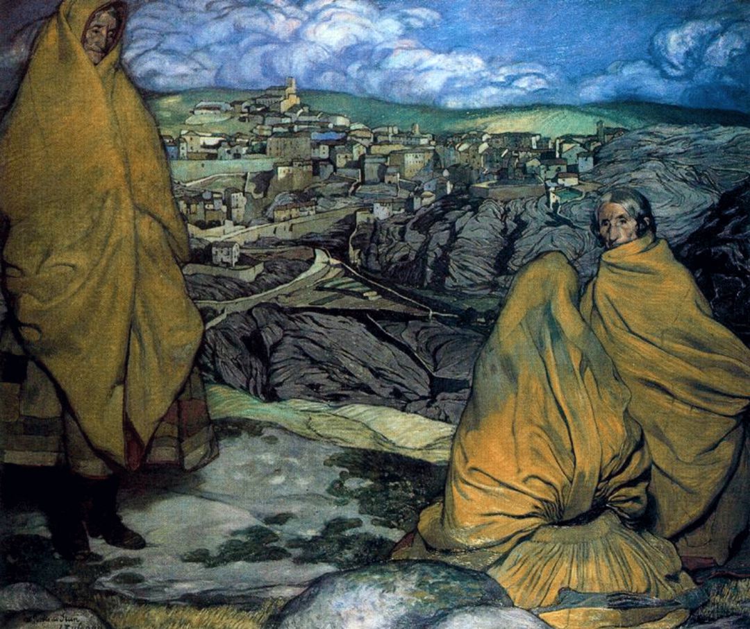 "Mujeres de Sepúlveda" (1909), del pintor eibarrés Ignacio Zuloaga 
