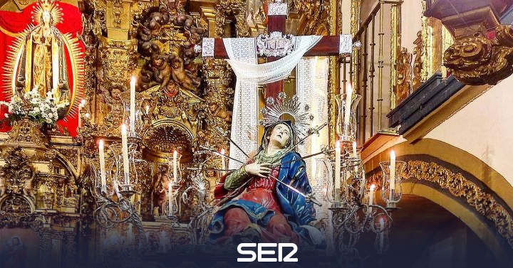 The Vera Cruz Church in Salamanca hosts an exhibition of processional steps for Holy Week: The Vera Cruz Church hosts an exhibition of processional steps during Holy Week |  Radio Salamanca