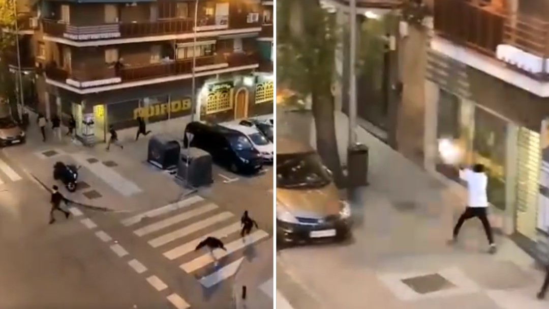 Pelea de bandas a tiros en Ciudad Lineal