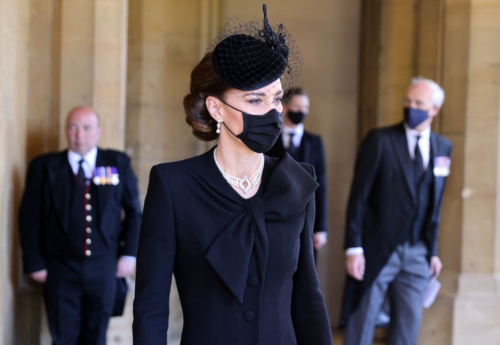 Con la ausencia de Meghan Markle, todos los focos se centraban en la duquesa de Cambridge. Con la ausencia de Meghan Markle, todos los focos se centraban en la duquesa de Cambridge.