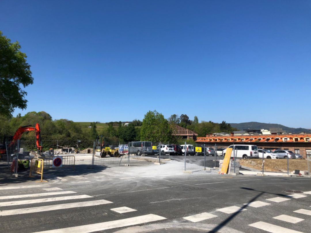 Nuevo aparcamiento de la calle Bienabe Artia en Irun Nuevo aparcamiento de la calle Bienabe Artia en Irun