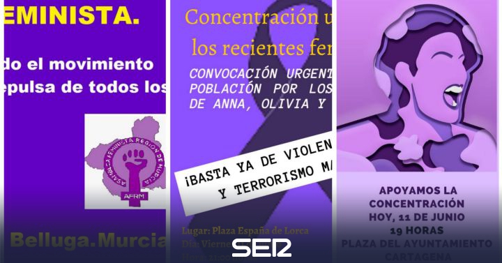 The Feminist Assembly calls several rallies against sexist violence in the Region of Murcia |  Radio Murcia